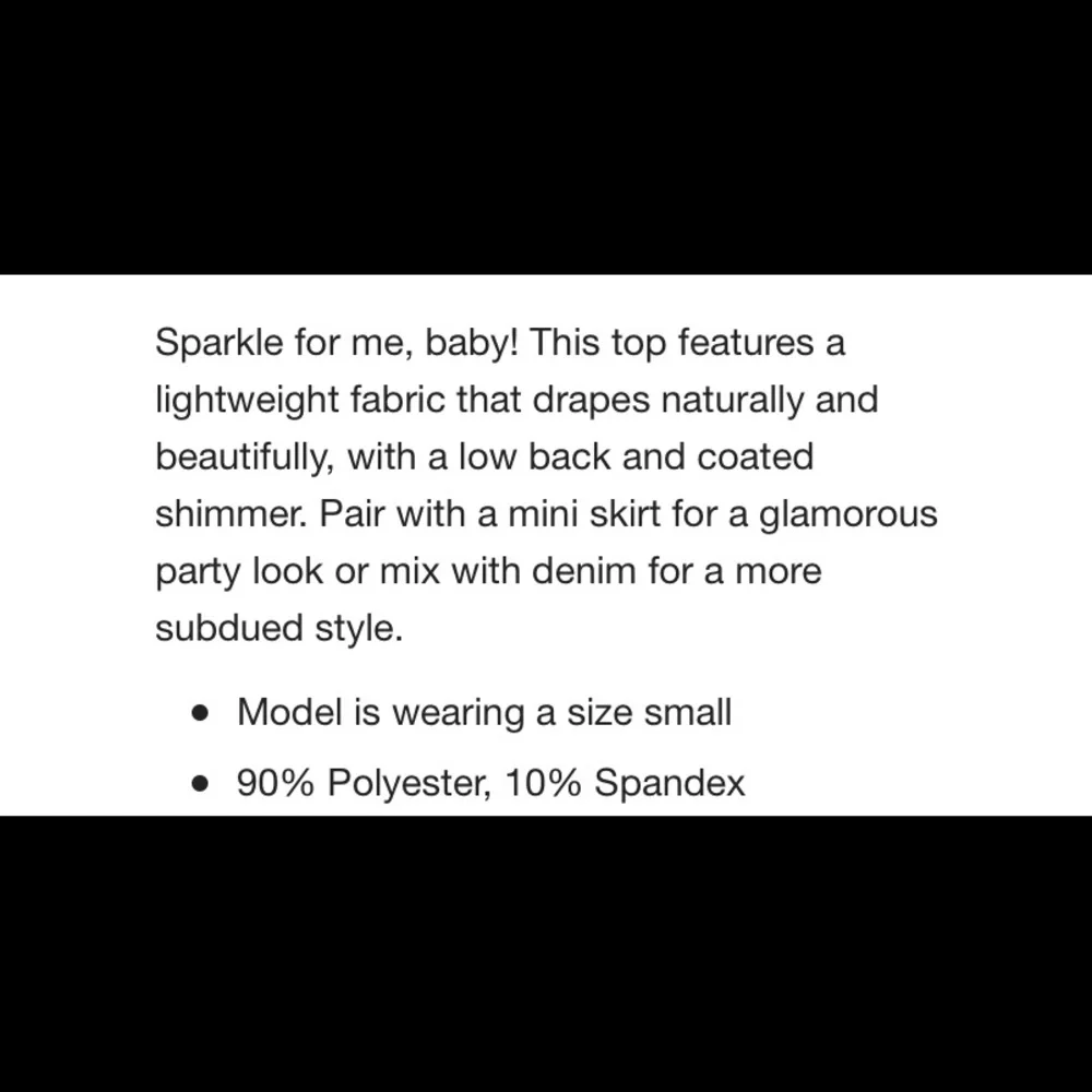 Metallic Halter Top - Picture 6 of 6